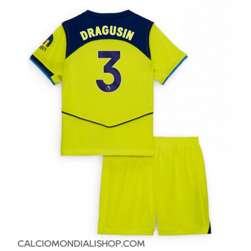 Maglie da calcio Tottenham Hotspur Radu Dragusin #3 Terza Maglia Bambino 2025-26 Manica Corta (+ Pantaloni corti)